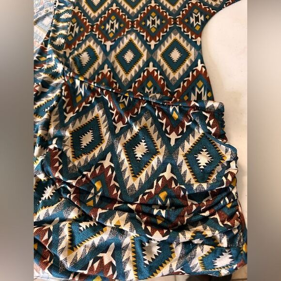 Zig Zag Stripe Aztec style cardigan - Picture 6 of 9